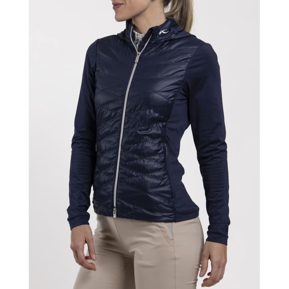 KJUS Jacket Womens Blue Radiation Softshell Full Zip Insulated golf S A011463